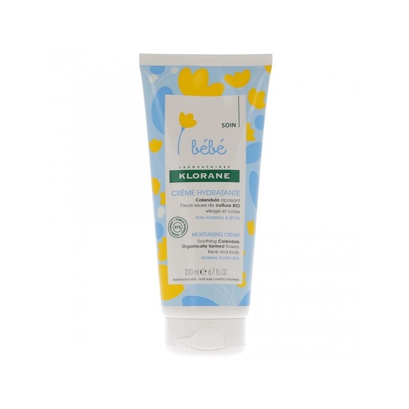 Klorane Bebe Moisturizing Cream Face And Body
