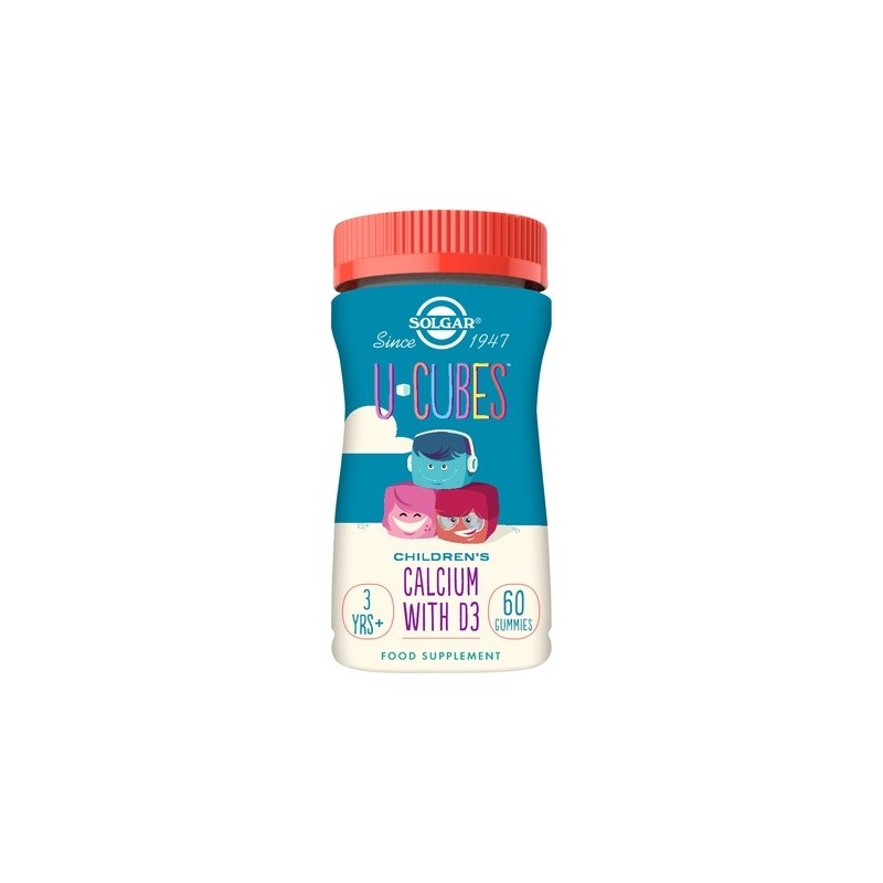 Solgar U-Cubes Calcium With D 60 Gummies