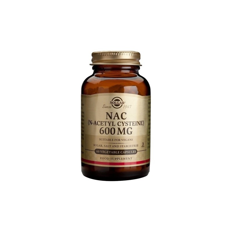 Solgar Nac 600mg 60 Capsules