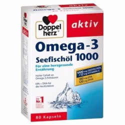 Doppelherz Omega 3 1g 80 Capsules