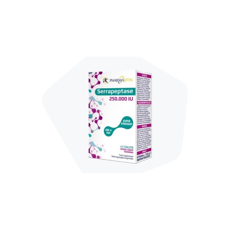 Pharmavital Serrapeptase 250.000IU 60 Tablets