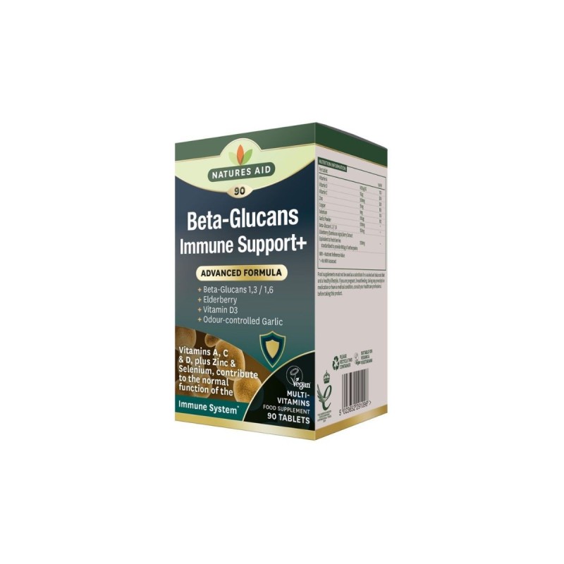 Nature's Aid Beta Glucans Immune Support 90 Tablets