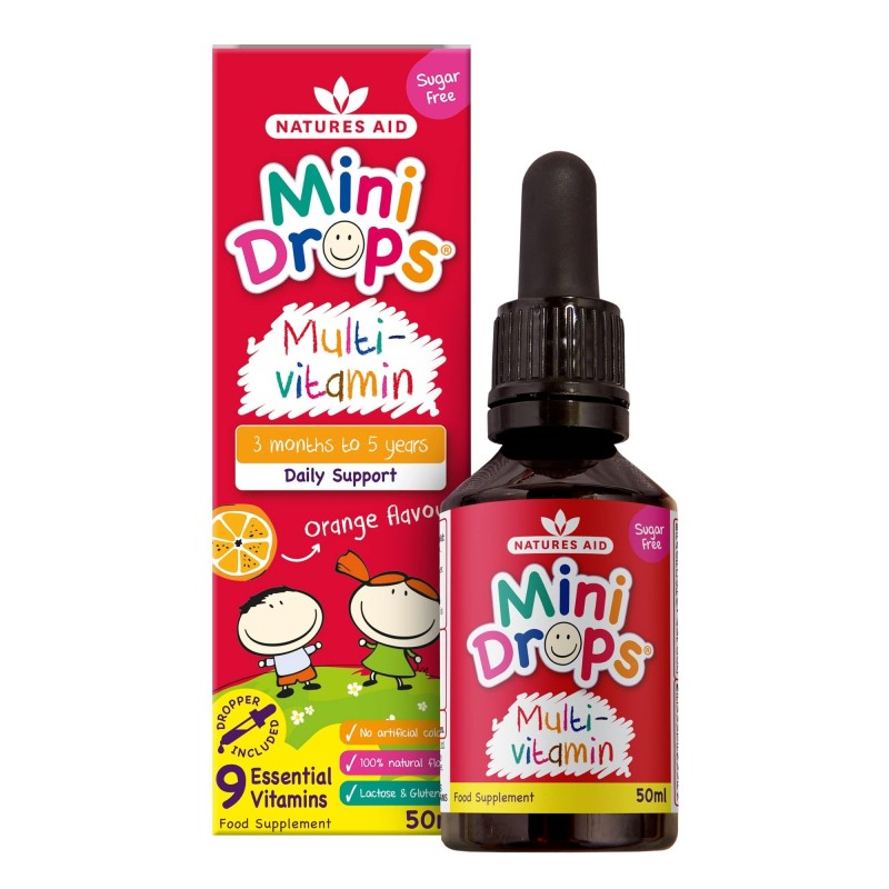 Nature's Aid Multi Vitamin Mini Drops For Infants & Children 50ml