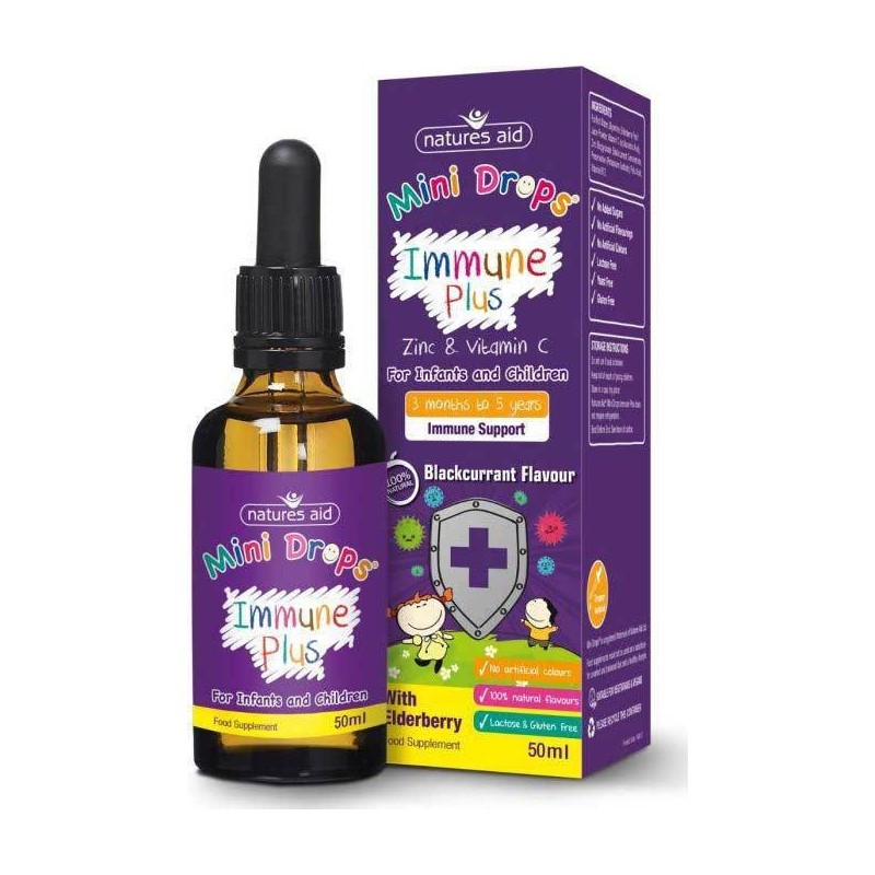 Nature's Aid Immune Plus Mini Drops 50ml