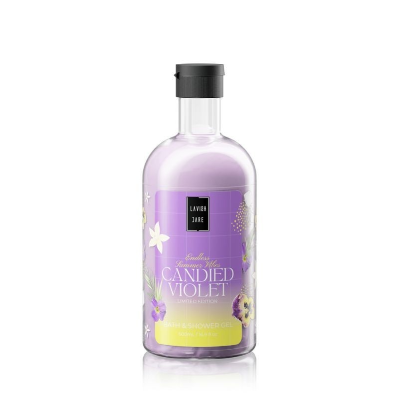 Lavish Care Bath & Shower Gel Candied Violet 500ml