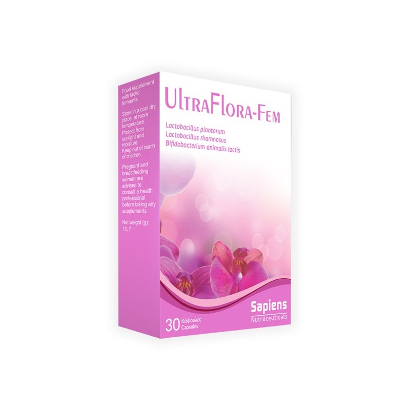 Sapiens Ultra Flora - Fem 30 Capsules