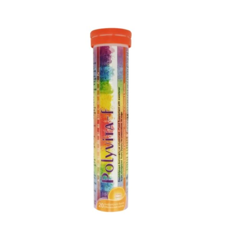 Polyvita-F Orange x 20 Effervescent Tablets