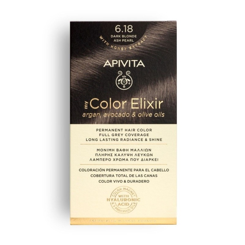 Apivita Hair Color Kit N6.18