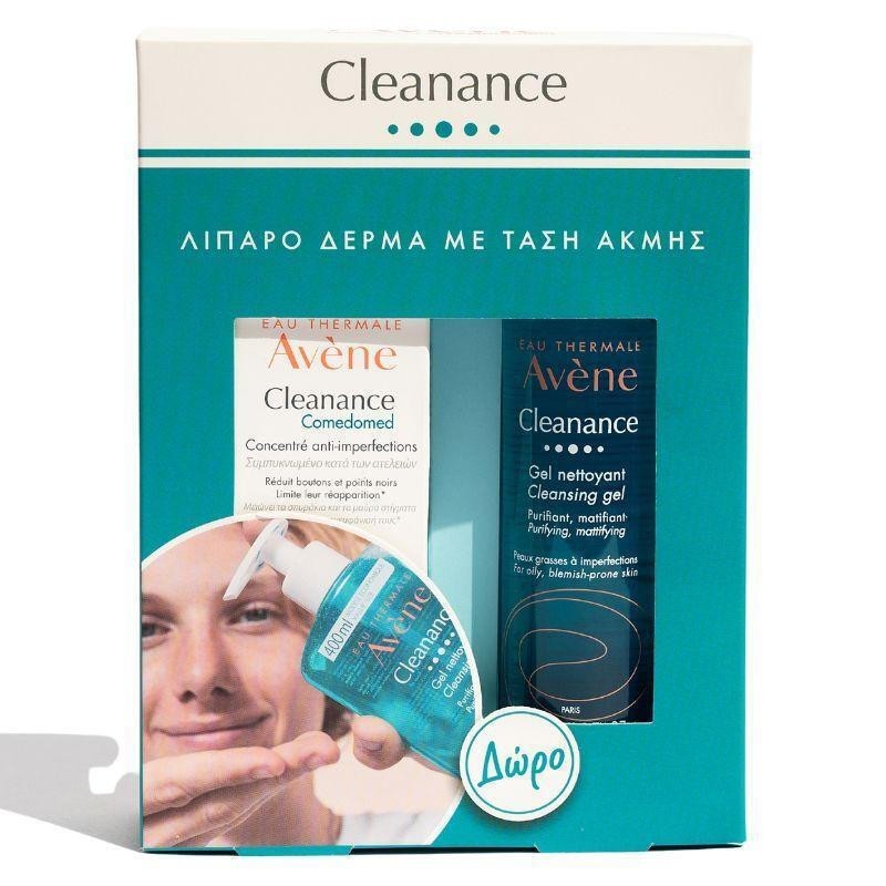 Avene Kit Cleanance Comed + Gel 100ml Free