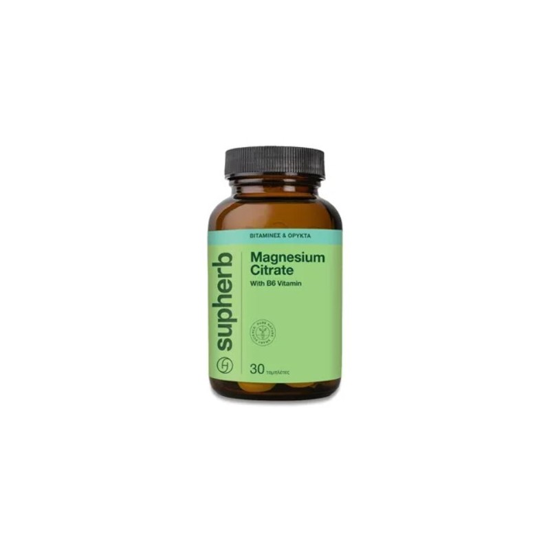 Supherb Magnesium Citrate & B6 30 Tbs