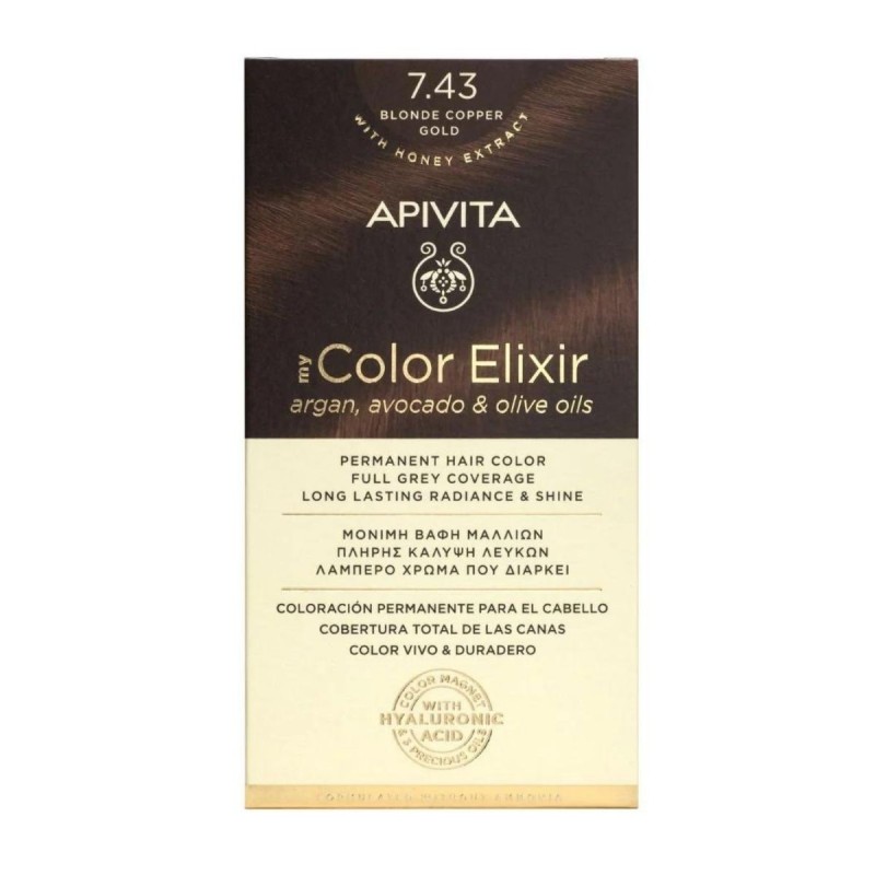 Apivita Hair Color Kit N7.43