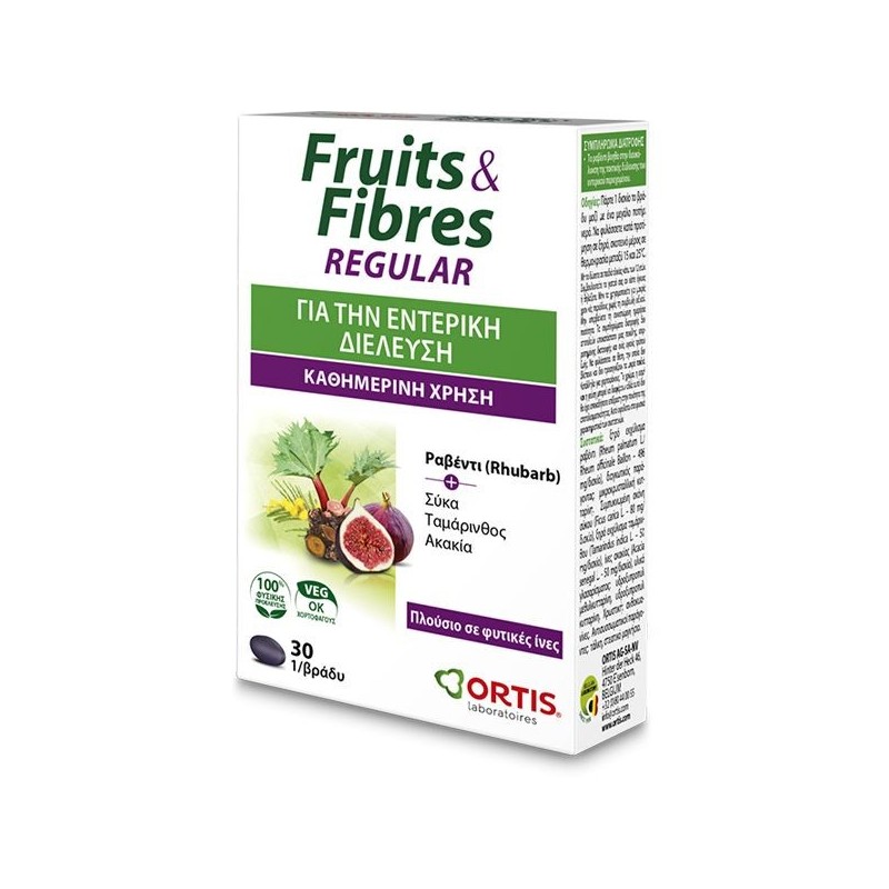 Ortis Fruits & Fibres Regular 30 Taps