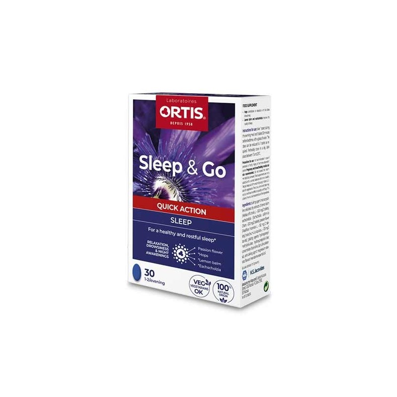 Ortis Sleep & Go 30 Tablets