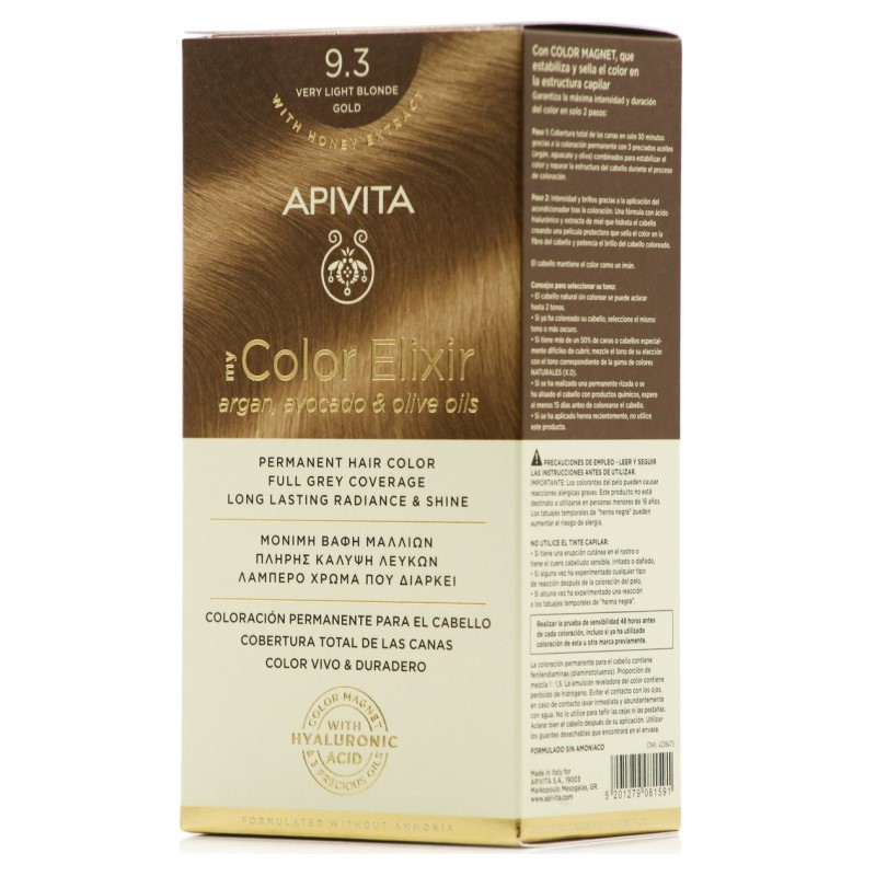 Apivita Hair Color Kit N9.3