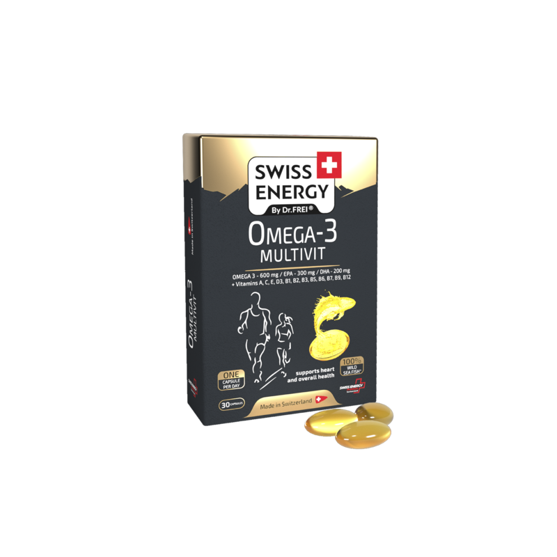 Swiss Energy Omega 3 Multivit 30 Capsules