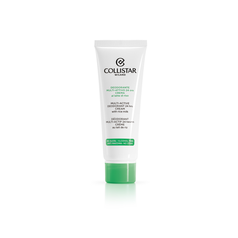 Collistar Body Multi-Active Deodorant 24 Hour Cream With Rice Milk 75ml