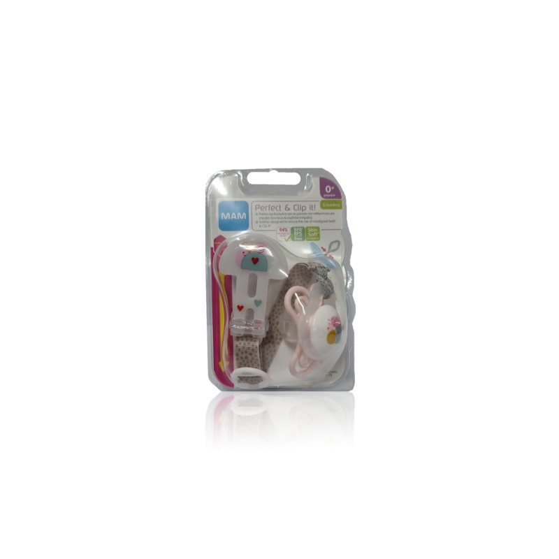 Mam Perfect 2-6 + Clip It Pink 776542