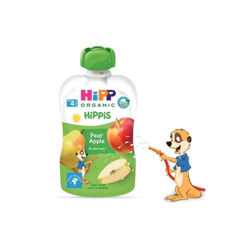 Hipp Pear Apple Pouch 100g 12097