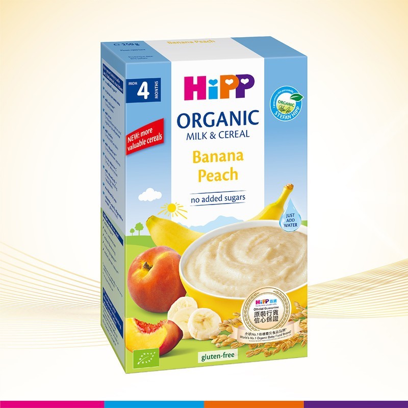 Hipp Banana Peach Milk Pap 250g 6728