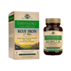 Solgar E Source Iron Koji 27mg 30 Capsules
