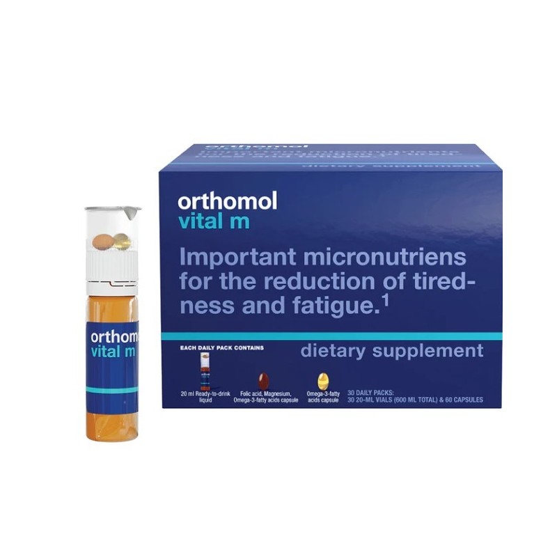 Orthomol Vital-M Vials & Capsules 30Days