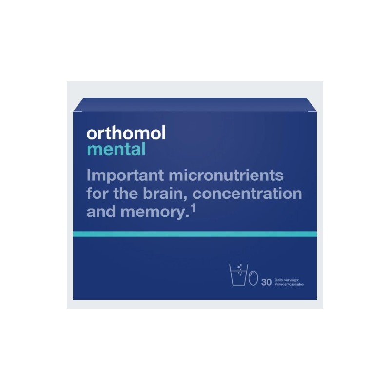 Orthomol Mental Powder & Capsules 30Days