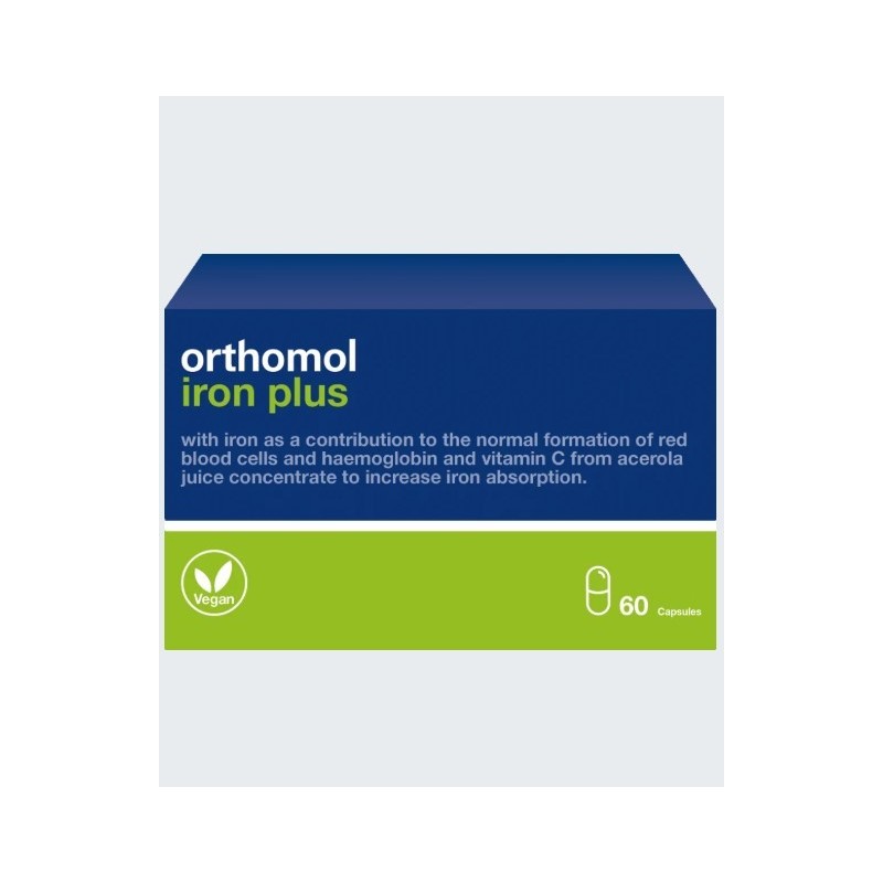 Orthomol Iron Plus 60 Capsules