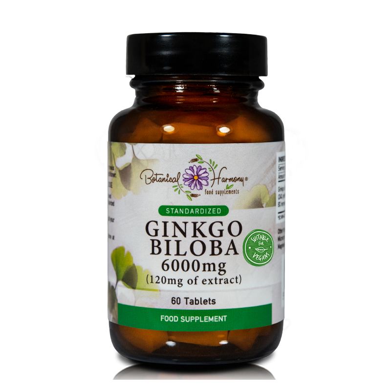 Bh Ginkgo Biloba 6000mg (120mg Extract)