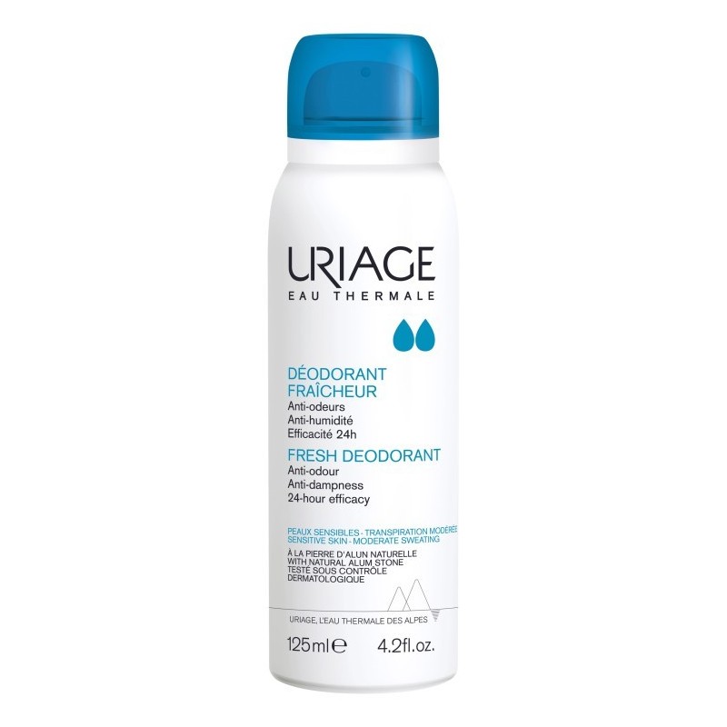 Uriage Deodorant Fraicheur For Sensitive Skin 125ml