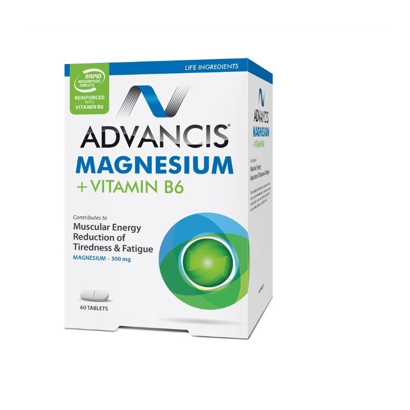 Advancis Magnesium & Vitamin B6 60 Tablets