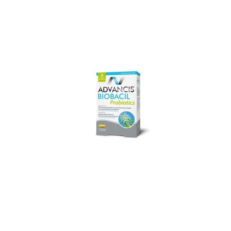 Advancis Biobacil Probiotics 20 Capsules