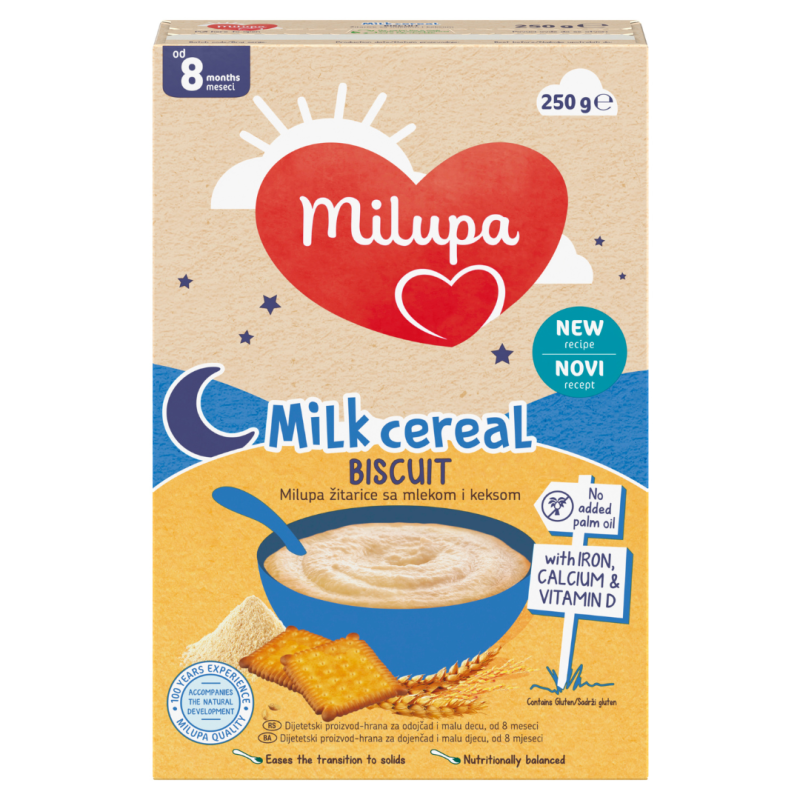 Milupa Biscuit Cereal Pof 250g
