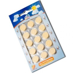 Vitaday Vitamin D3 Chewble 15 Tablets (Blue)