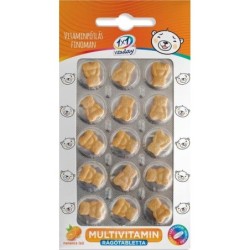 Vitaday Multivitamin 15 Chewable Tablets (Bear Orange)