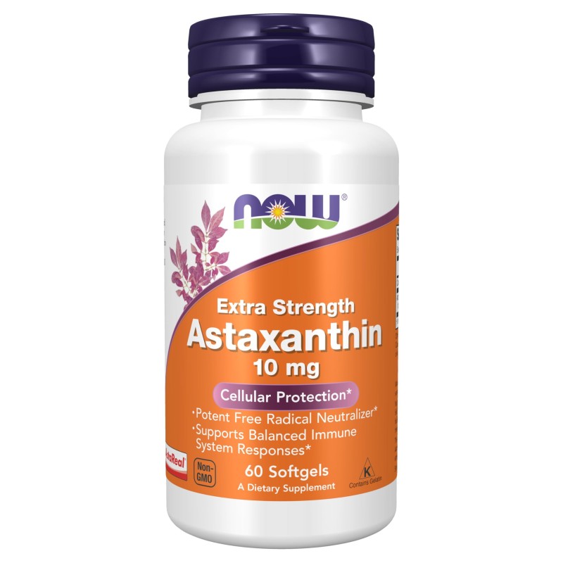 NOW Foods Astaxanthin 10mg 60 Softgels