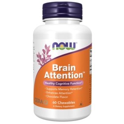 NOW Foods Brain Attention 60 Chewables