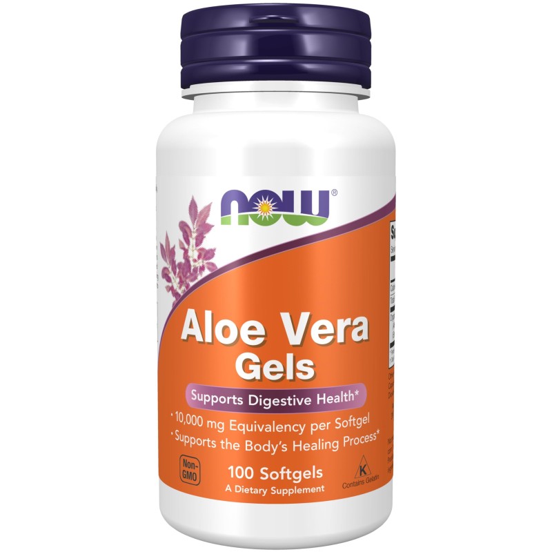 NOW Foods Aloe Vera Gels 100 Softgels
