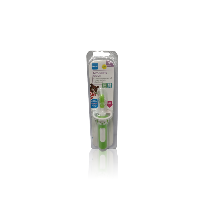 Mam Massaging Brush Green 3M + 776379