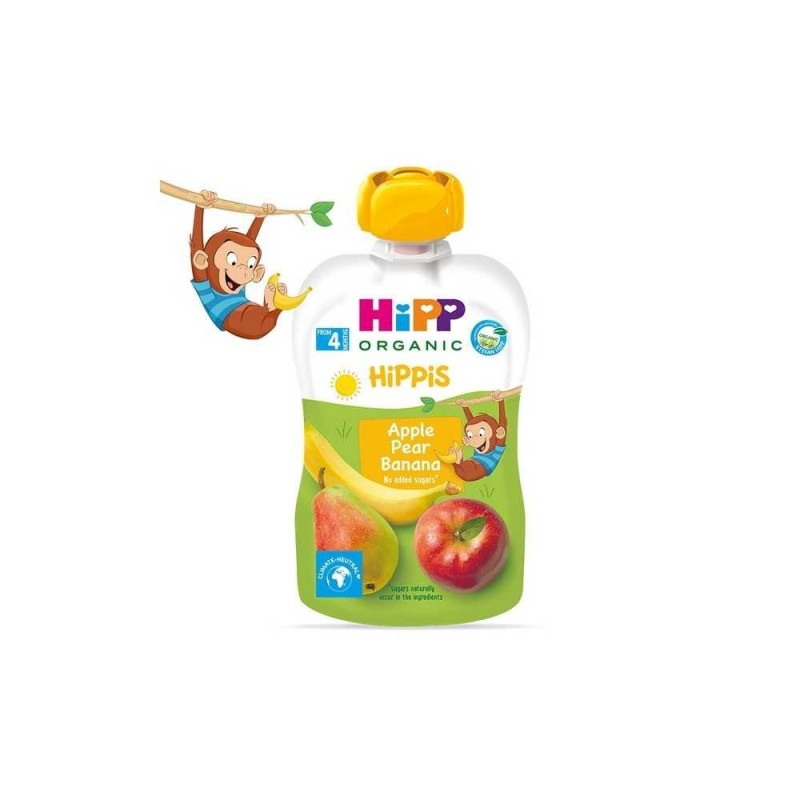Hipp Apple Pear Banana Pouch 100g 12099