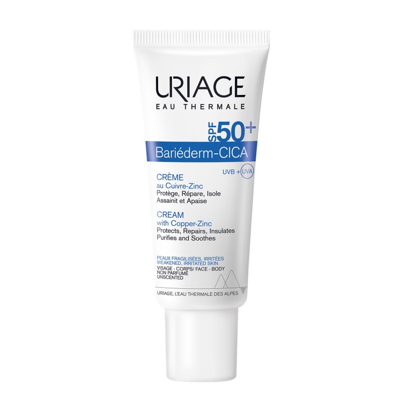 Uriage Bariederm Cica Cream With Copper Zinc SPF50 40ml