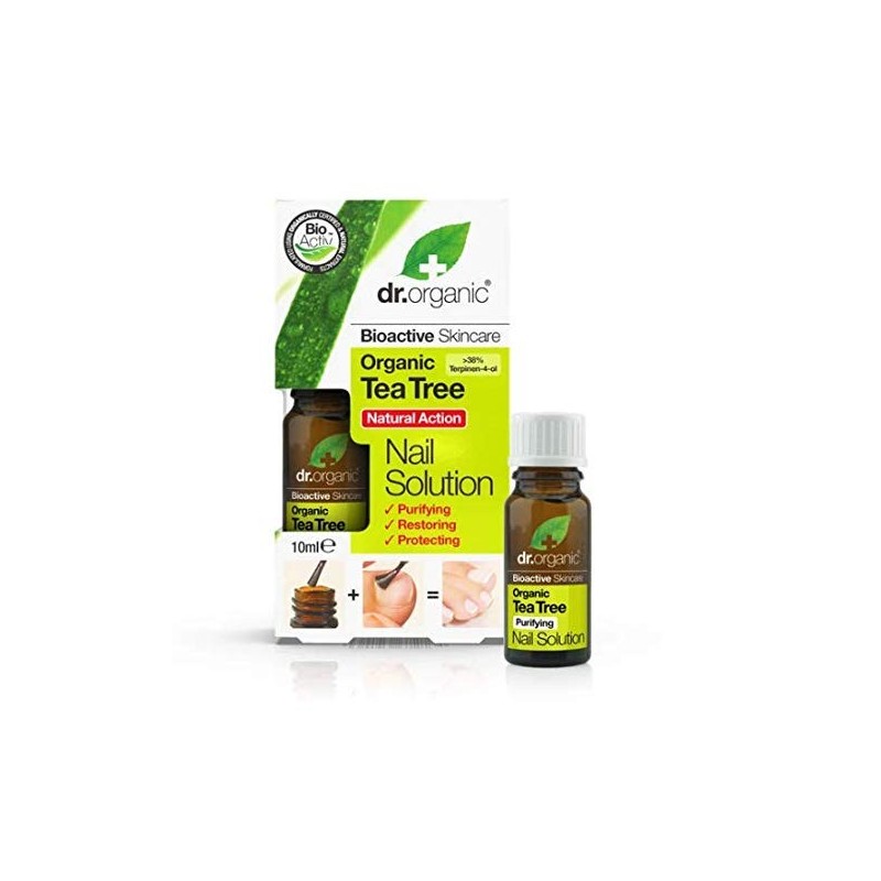 Dr. Organic Tea Tree Nail 10ml Solution