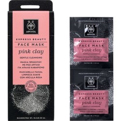 Apivita Express Clean. Pink Clay 2 x 8ml