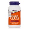 NOW Foods Vitamin D-3 & K-2,120 Veg Capsules