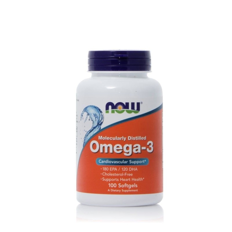 NOW Foods Omega-3,100 Softgels