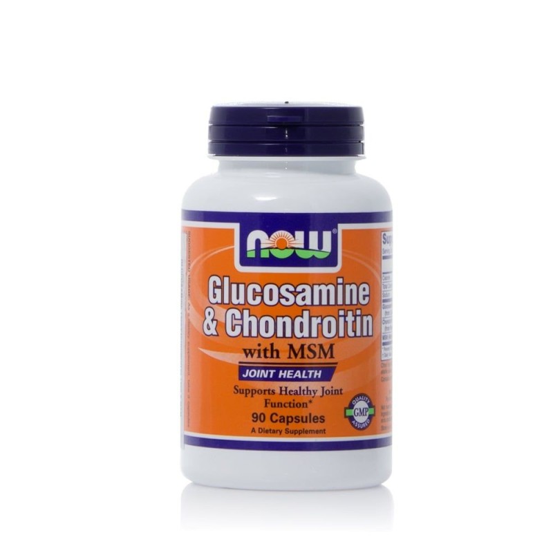 NOW Foods Glucosamine & Chondroitin With Msm, 90 Capsules