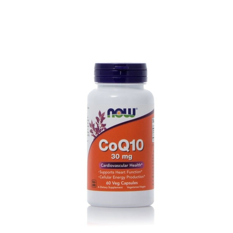 NOW Foods Coq10 30mg, 60 Veg Capsules