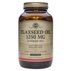 Solgar Flaxseed Oil Cold Pressed 1250mg 100 Softgels