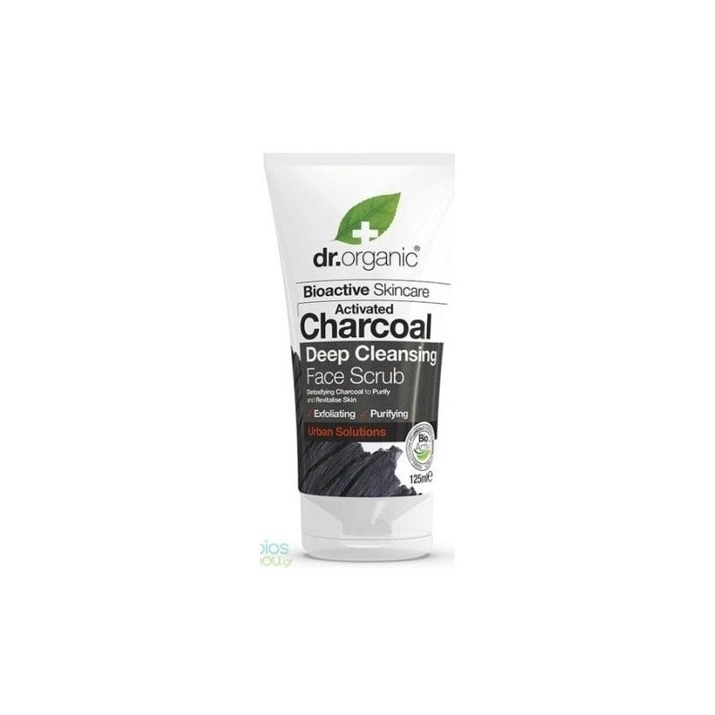 Dr. Organic Activated Charcoal Deep Cleansing Face Scrub 125ml