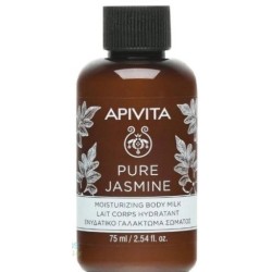 Apivita Pure Jasmine Moisturizing Body Milk Body Lotion Hydrating 75ml