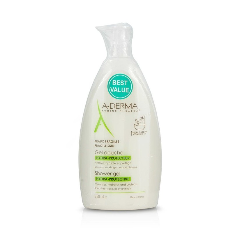 A-Derma Hydra Protective Shower Gel For Sensitive Skin 750ml